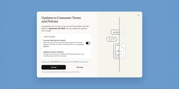 🚨 Anthropic Will Use Your Claude Conversations to Train AI Unless You Say No by September 28 📅