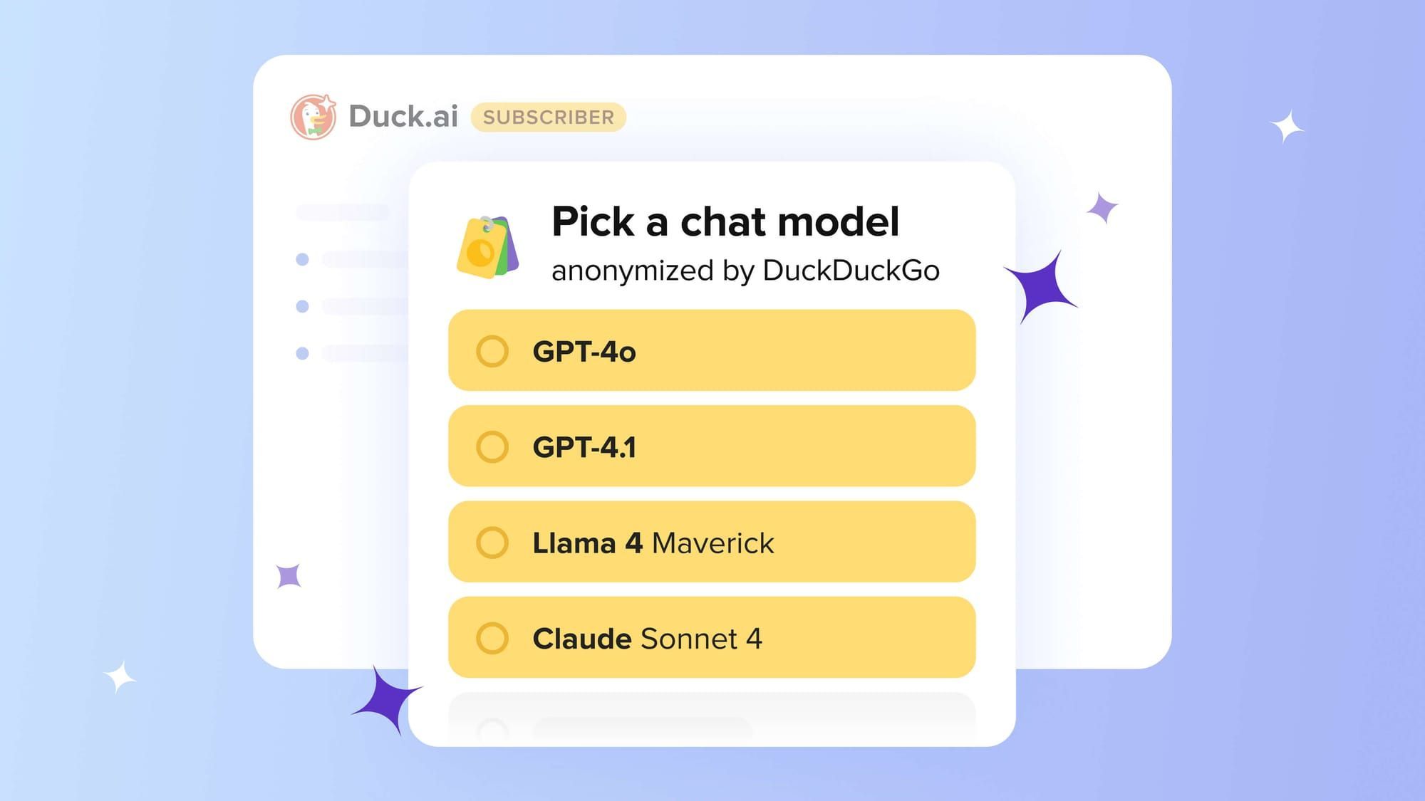 🦆 DuckDuckGo Adds Premium AI Models: GPT-5, Claude 4 & More Join Privacy-Focused Subscription