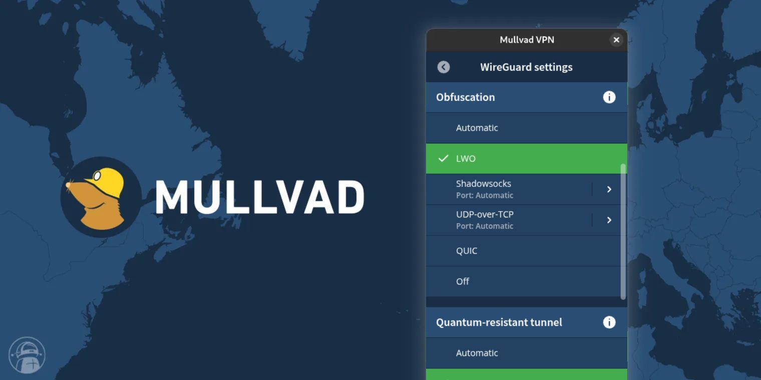 🔒 Mullvad VPN Introduces Lightweight WireGuard Obfuscation for Desktop and Android to Counter Censorship