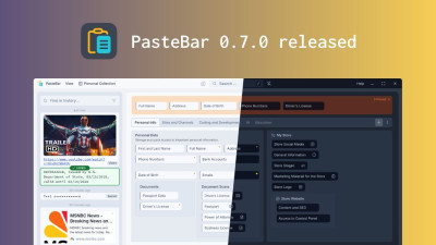 📋 PasteBar 0.7 Revolutionizes Clipboard Management: PIN Protection, Cloud Sync & Power User Features 🔐