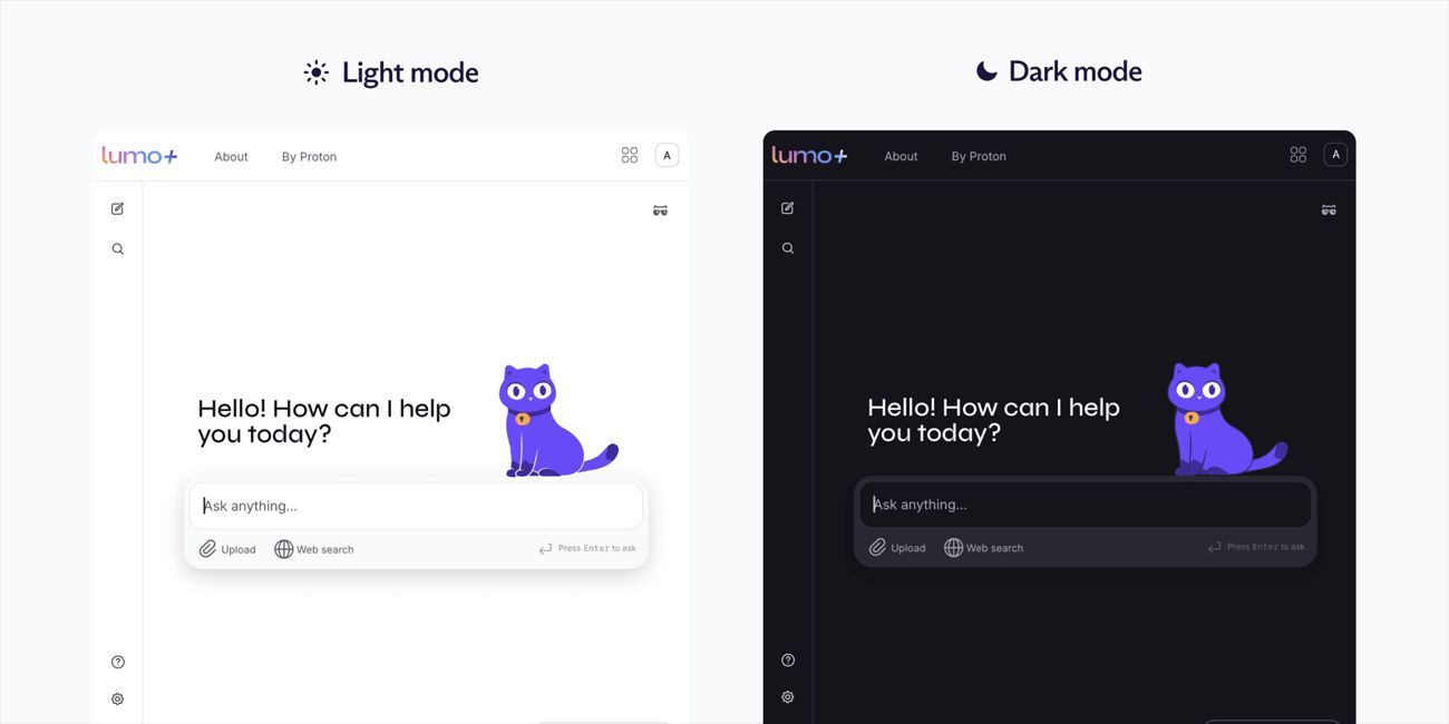 🤖 Proton Lumo 1.2 launches Dark Mode, Custom Writing Styles and New Standalone Subscription
