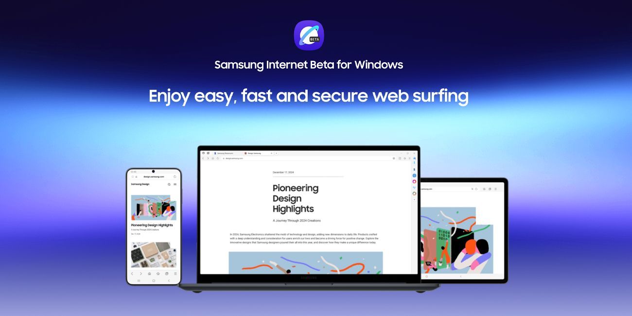 🌐 Samsung Internet Browser Debuts on PC with Cross-Device Sync and Galaxy AI Integration