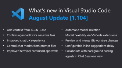 💻 VS Code 1.104 Introduces Smart AI Model Selection & Enhanced Agent Safety Features