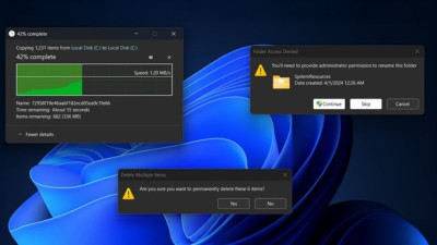 💻Windows 11 Tackles Dark Mode Inconsistencies: File Operation Dialogs Get Overdue Visual Updates